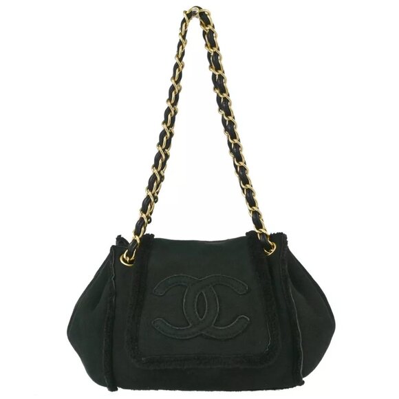 Chanel Black Mouton Shoulder Bag - Picture 1 of 10